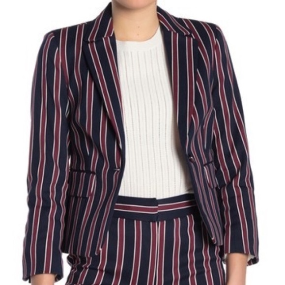 Frame 0 Striped Shrunken Blazer - Picture 14 of 14